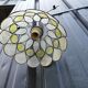 Mother-of-pearl lampshade suspension