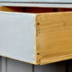 Antique french pine shop counter, 1930