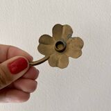 Set of 4 small vintage brass candlesticks/candle holders