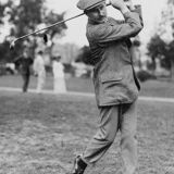 Bronze statue of the golfer Harry Vardon from the 1920s, Richard Thuss, Argentor Vienna.