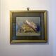 Old painting, still life with shells, 20th century