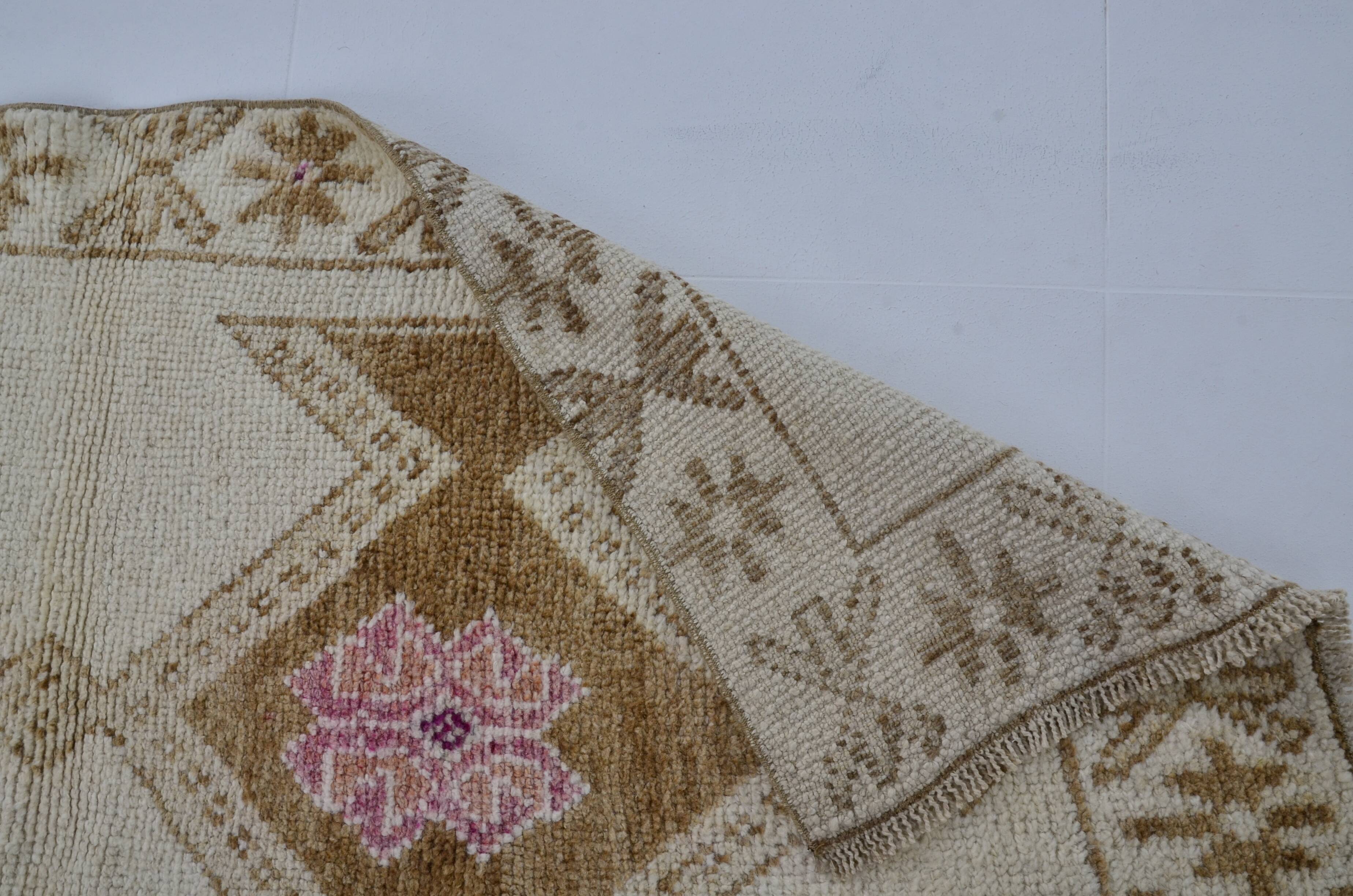 Tapis de couloir vintage en laine biologique sku 2068