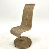 Vintage chair "s" by marzio cecchi, italy, 1970