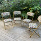 4 Vintage Lafuma Chantazur folding chairs