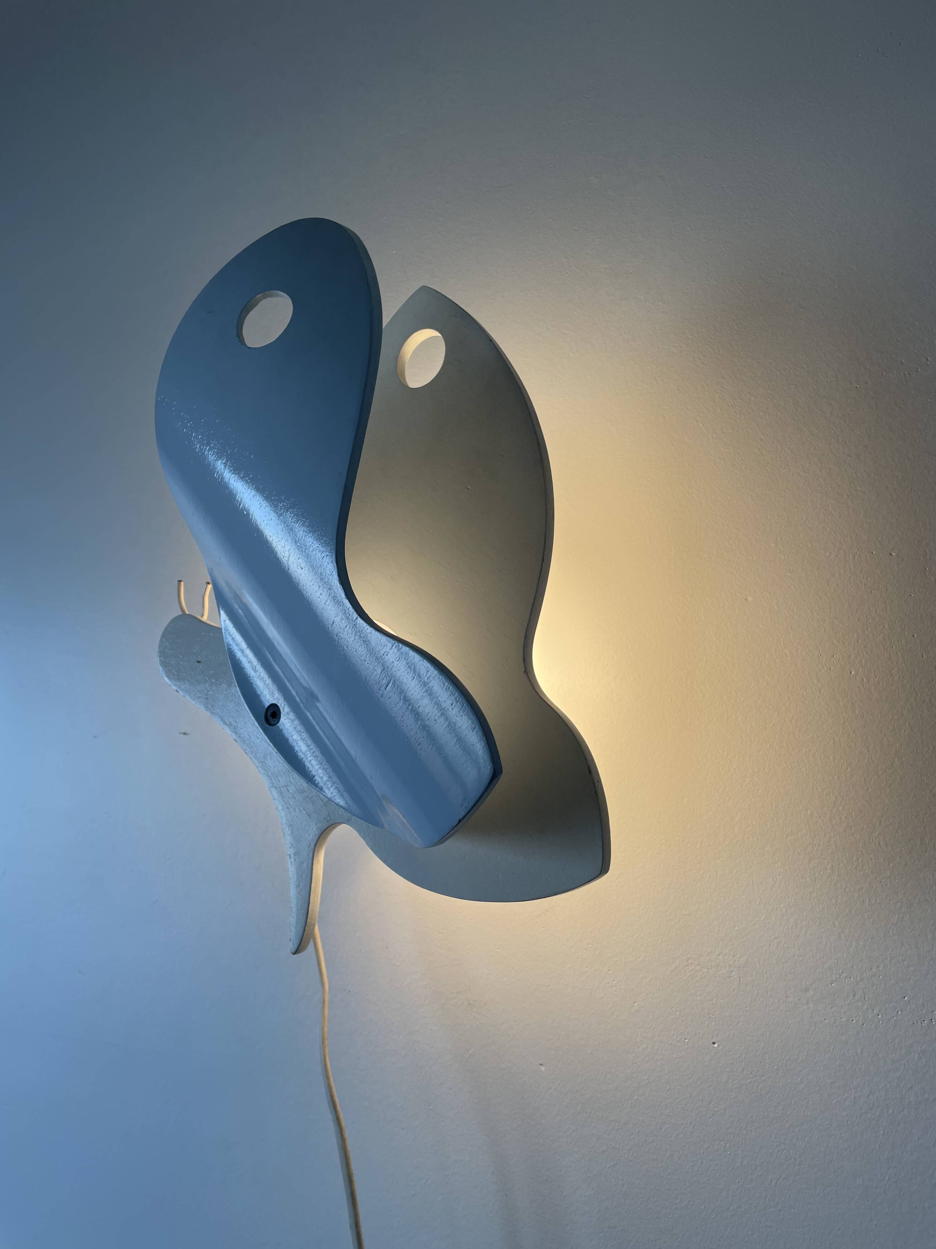 Vintage bogo france butterfly wall light