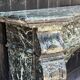 Cheminée Napoléon III en marbre vert antique, vers 1880