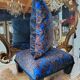 Cushion and its blue phoenix footrest