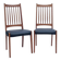 Renovated vintage 1960s teak Scandinavian chairs
