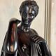 Diane de Gabies, bronze after the antique, black patina 19th century