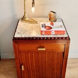 Art Deco style lamp in gilded bronze