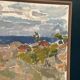 Large Original Swedish Oil on Canvas – “Strand, Öland” by Ingvar Hällgren