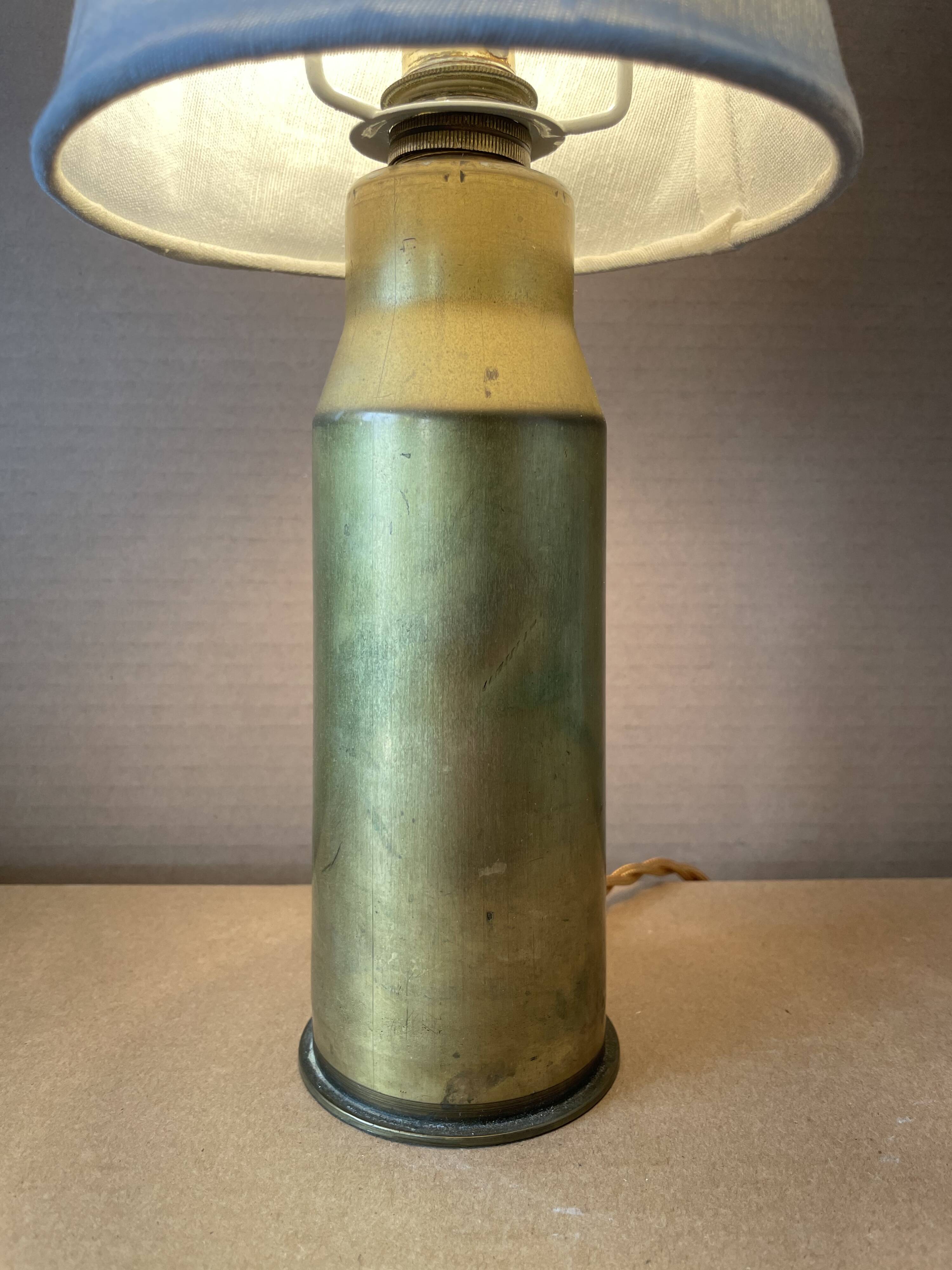Antique brass lamp