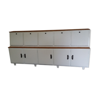 Old wooden workshop furniture