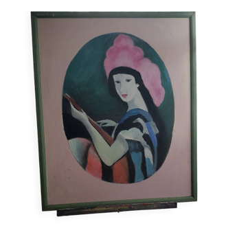 Painting after Marie Laurencin