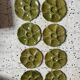 8 assiettes à huîtres Barbotine 