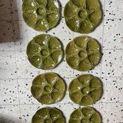 8 oyster plates Barbotine