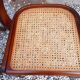 Lot de 4 chaises gondoles cannées