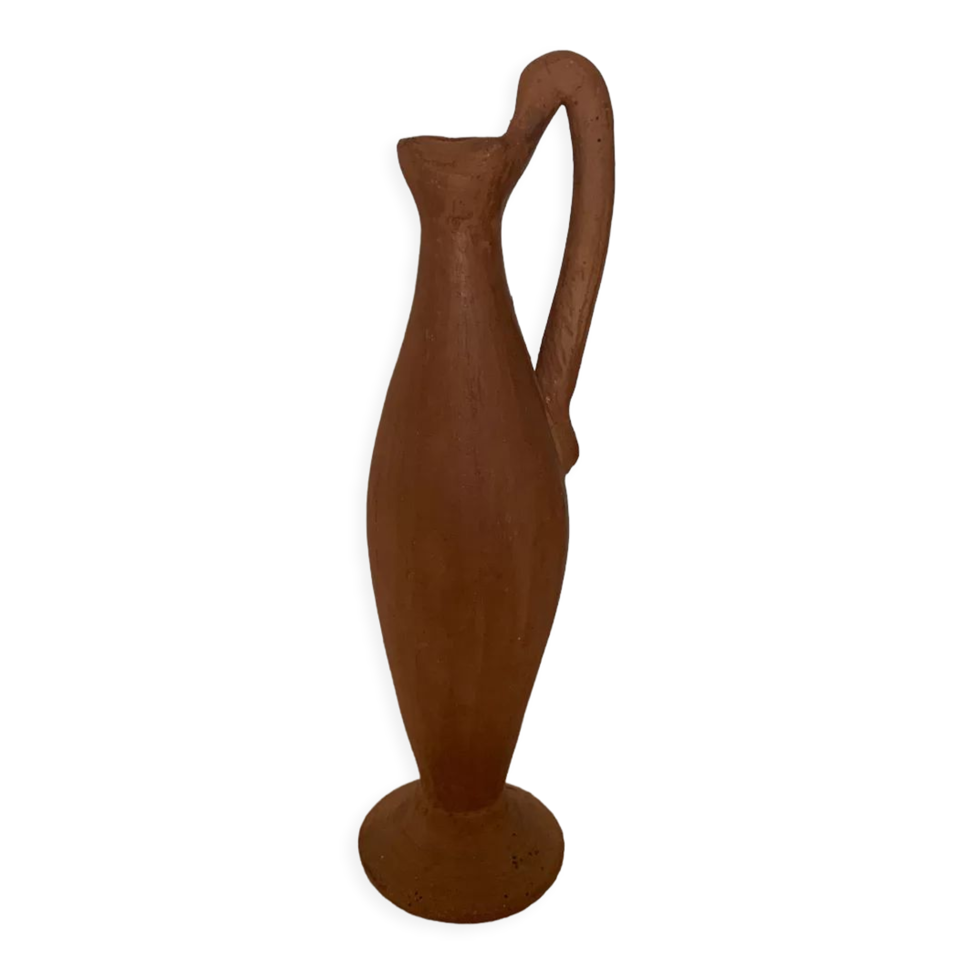 Decorative pot or vase in terracotta clay