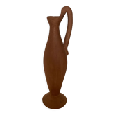 Decorative pot or vase in terracotta clay