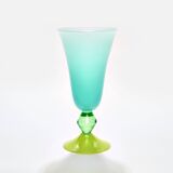 High Footed Vase in Soft Blue