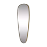 Golden rearview mirror and free form from the 1950s