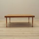 Mahogany coffee table, Italian design, 1970s, production: Italy