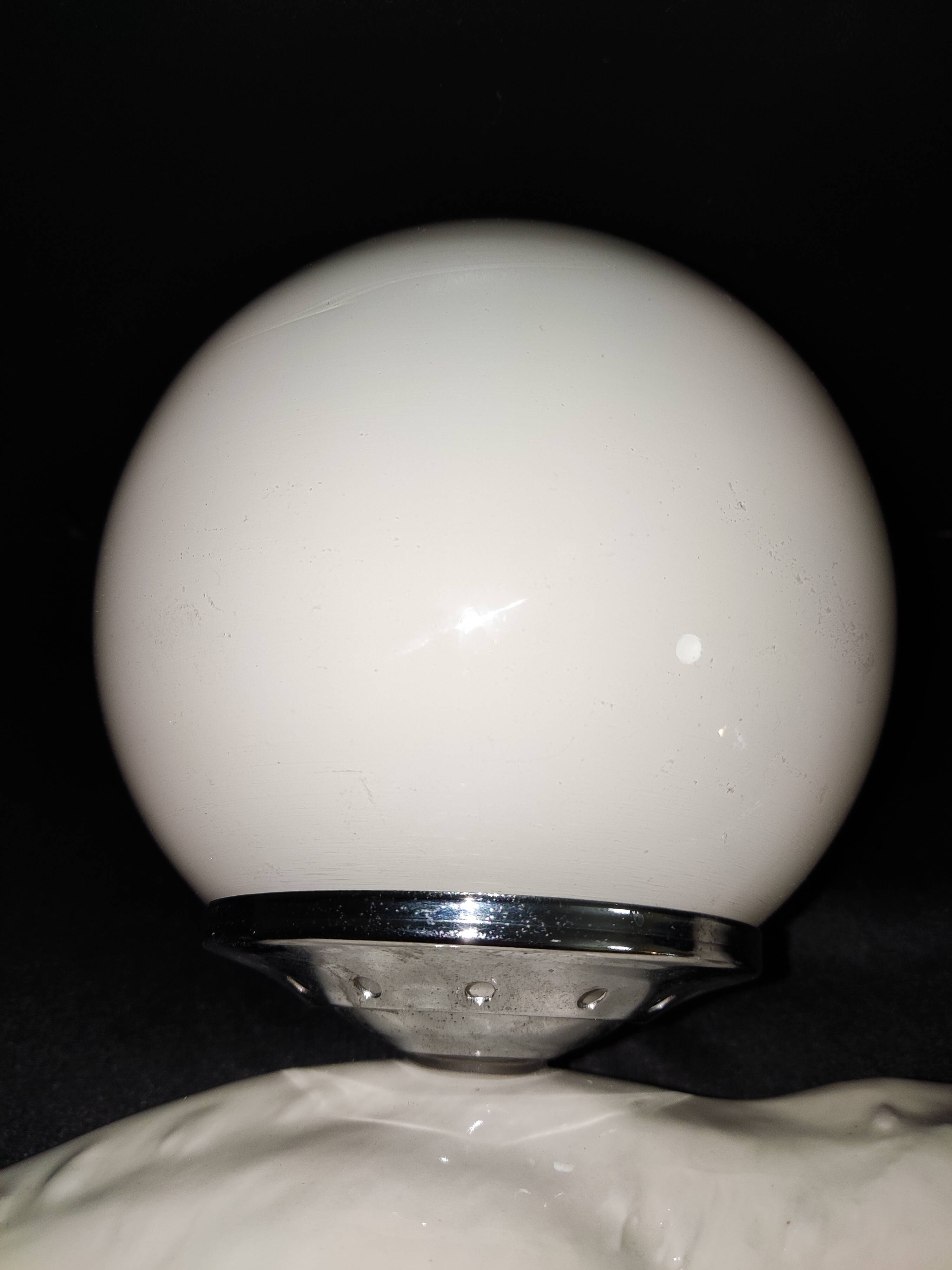 Ceramic white bear lamp