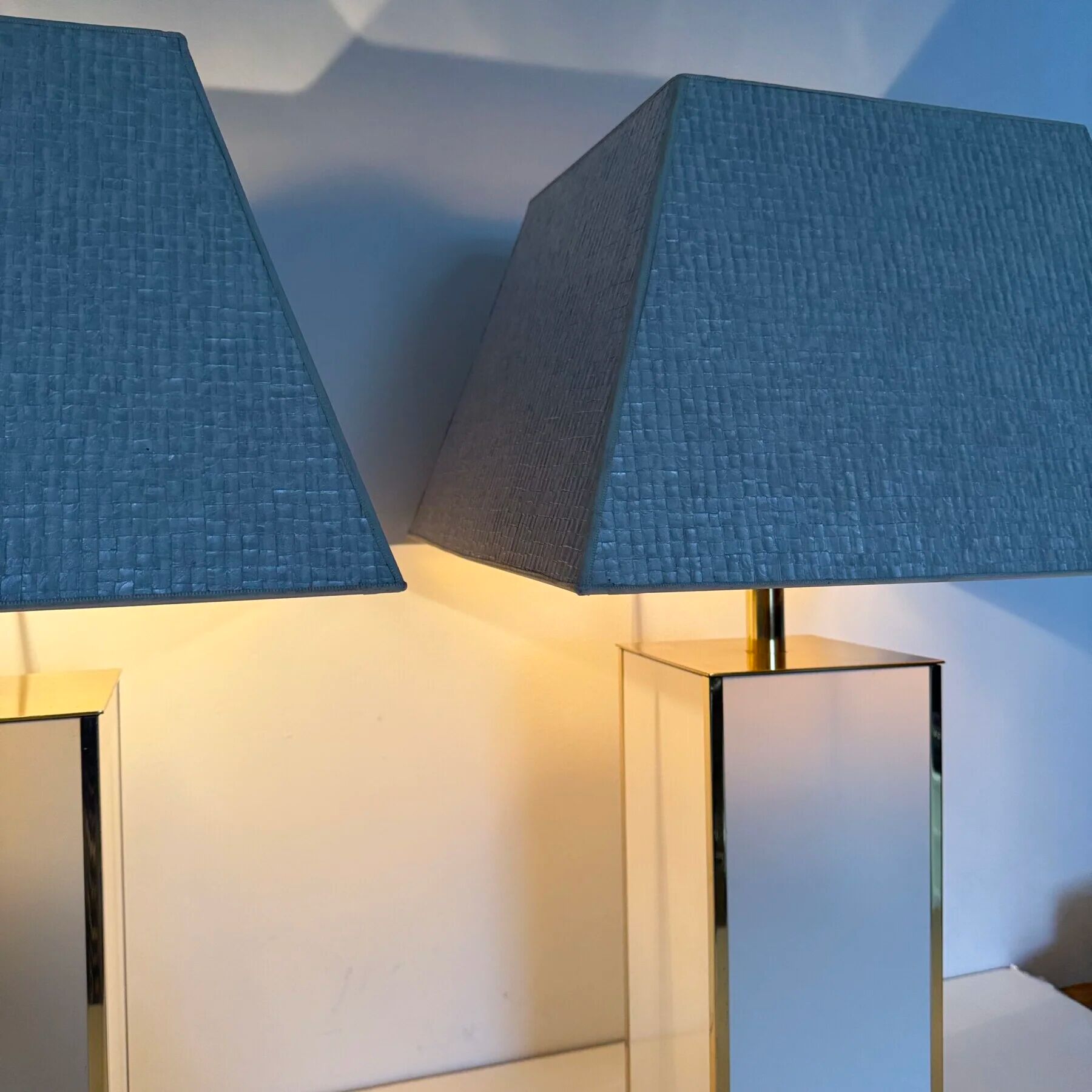 Paire de lampes de table de style Maison Jansen, années 1970