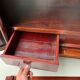 Chinese trapezoidal roller cabinet, made of rosewood.
