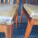 4 Scandinavian teak chairs