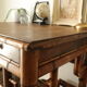 Old colonial style bamboo desk