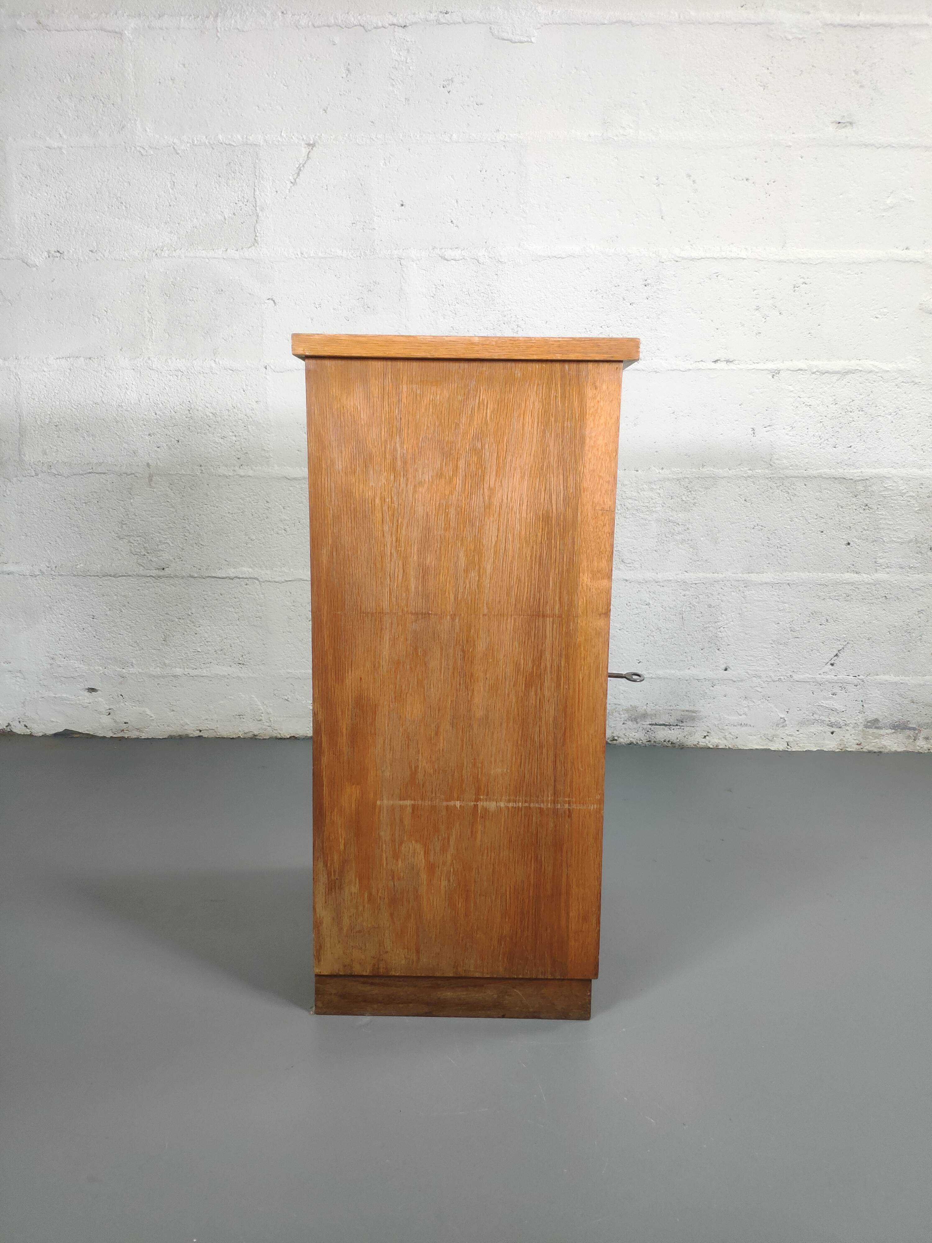 Old cabinet binder a door