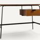 Bureau CM178 Pierre Paulin pour Thonet en chêne et métal noir – Années 1950