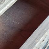 Small gray cabinet 1 body / red interior