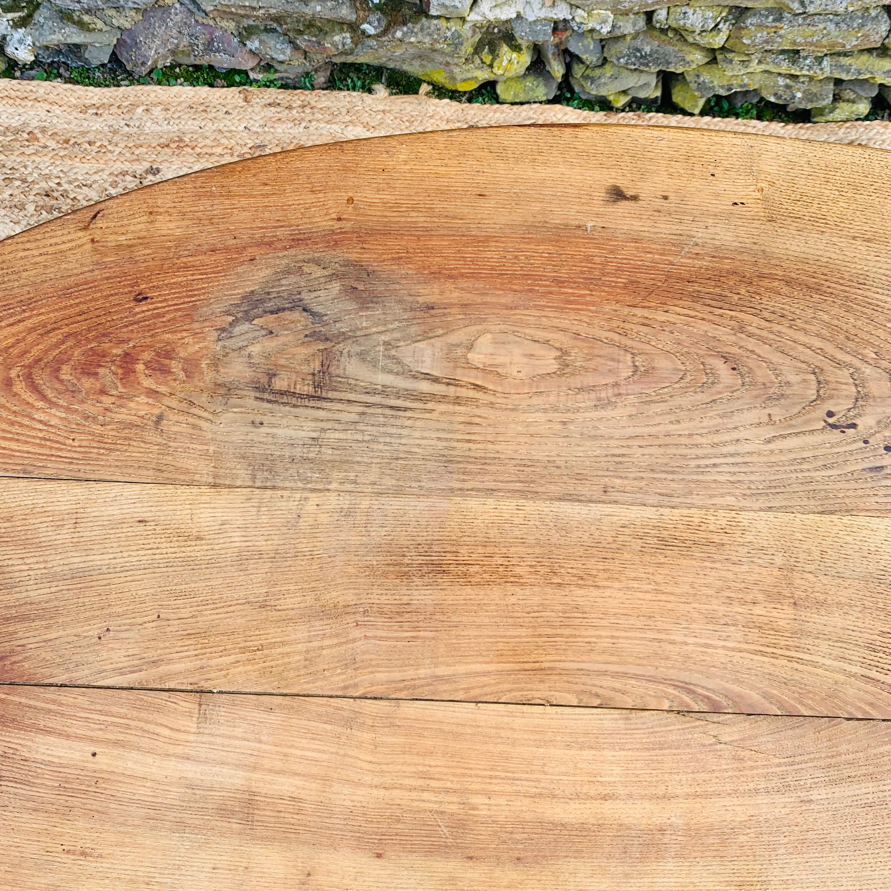 Oval farmhouse table 141.5 cm