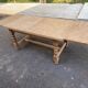 Renovated 19th-century oak extendable farmhouse dining table 160-240cm