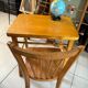 Ensemble bureau et chaise enfant Baumann vintage