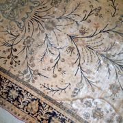 Handmade antique prayer Indo-Moktasham rug 4' x 6.2' (122cm x 189cm) 1880s