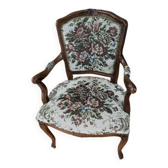 Louis XV style convertible armchair