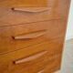 High sideboard, wooden display cabinet by Frantisek Jirak – 1960