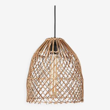 Rattan ceiling light