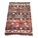 Kilim rug in jute and cotton. 150cm x 255cm