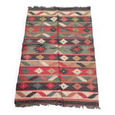 Kilim rug in jute and cotton. 150cm x 255cm