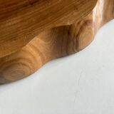 Massive elm log tray Japan 1970