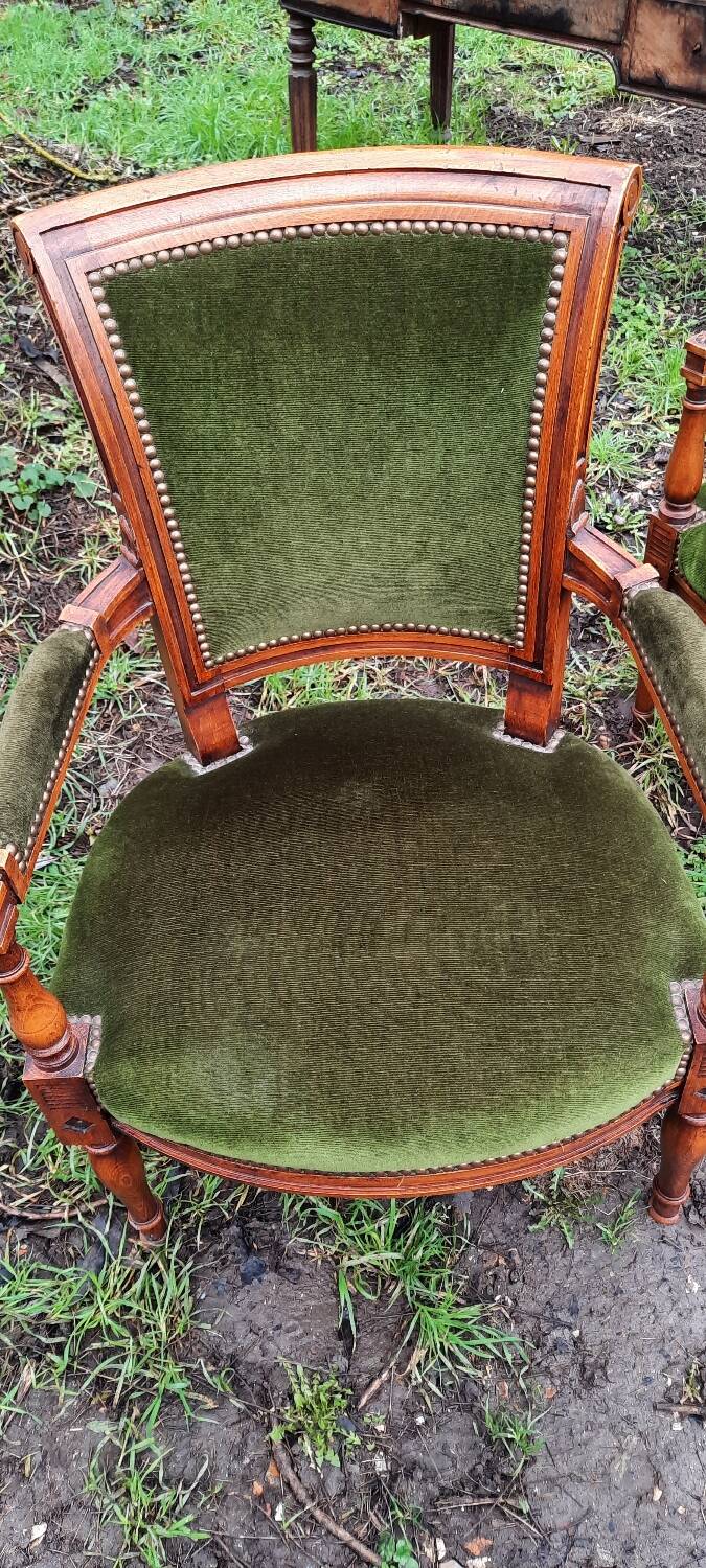 Directoire salon (sofa + 2 armchairs)