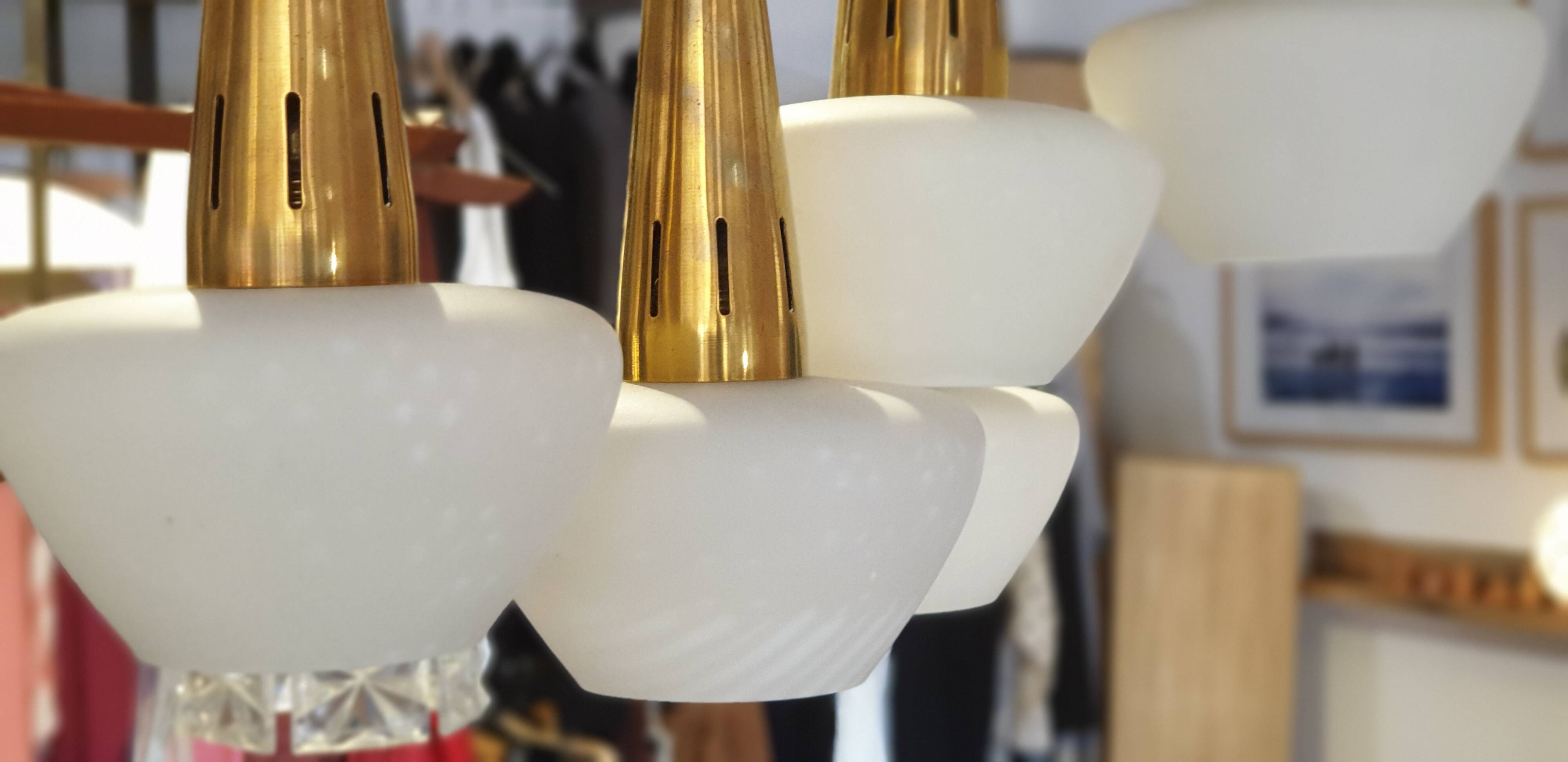 Cascade chandelier 50s