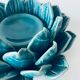 Artichoke candle holder in slip