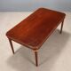 Antique mahogany table with gilded bronze and glass, United Kingdom 1900s