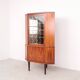 Danish rosewood corner display cabinet, 1960s