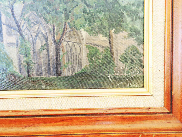 Tableau huile sur toile signé & daté